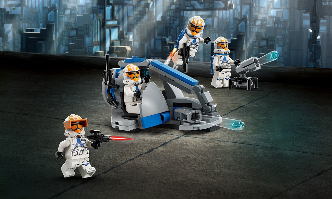 LEGO Star Wars 75359 Zestaw bitewny z 332. oddziałem klonów - Klocki ...