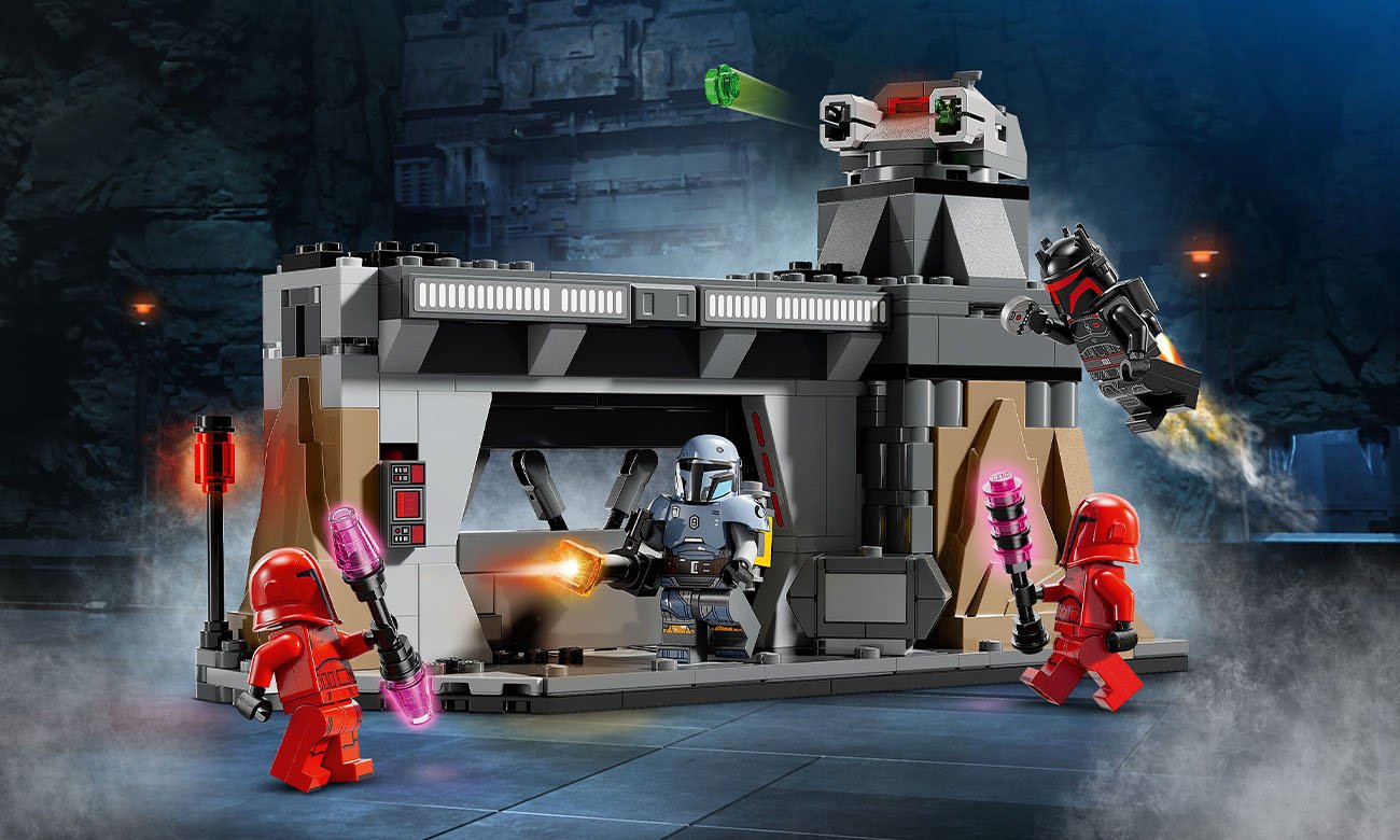 LEGO Star The Mandalorian Pojedynek Paza Vizsli i Moffa Gideona 75386