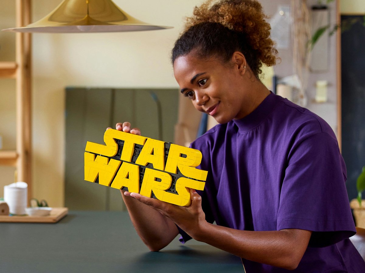 LEGO Star Wars 75407 Logo Star Wars zbudowane z klocków
