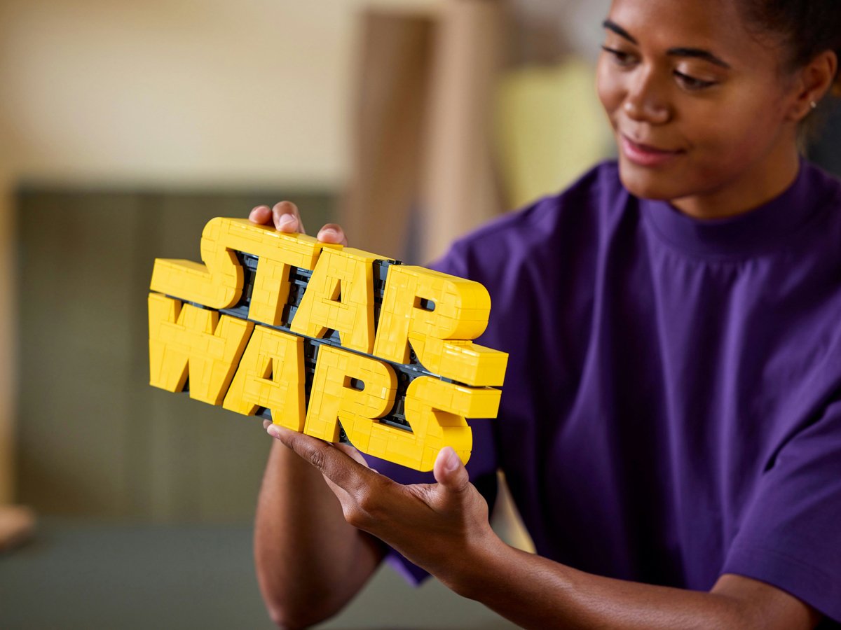 LEGO Star Wars 75407 Logo Star Wars zbudowane z klocków