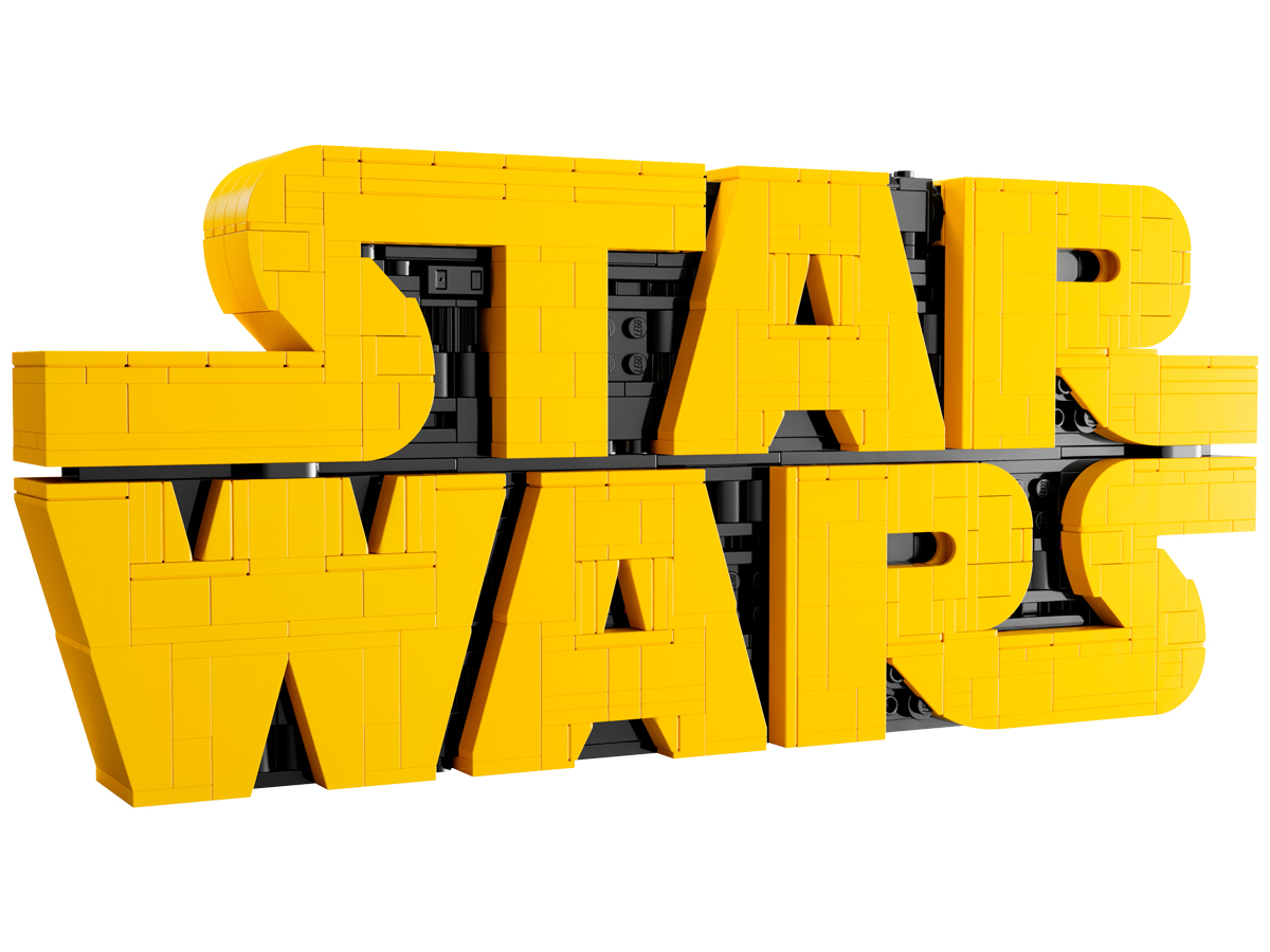 LEGO Star Wars 75407 Logo Star Wars zbudowane z klocków