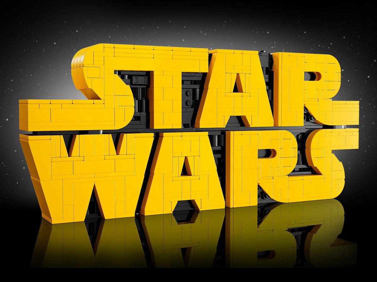 LEGO Star Wars 75407 Logo Star Wars zbudowane z klocków