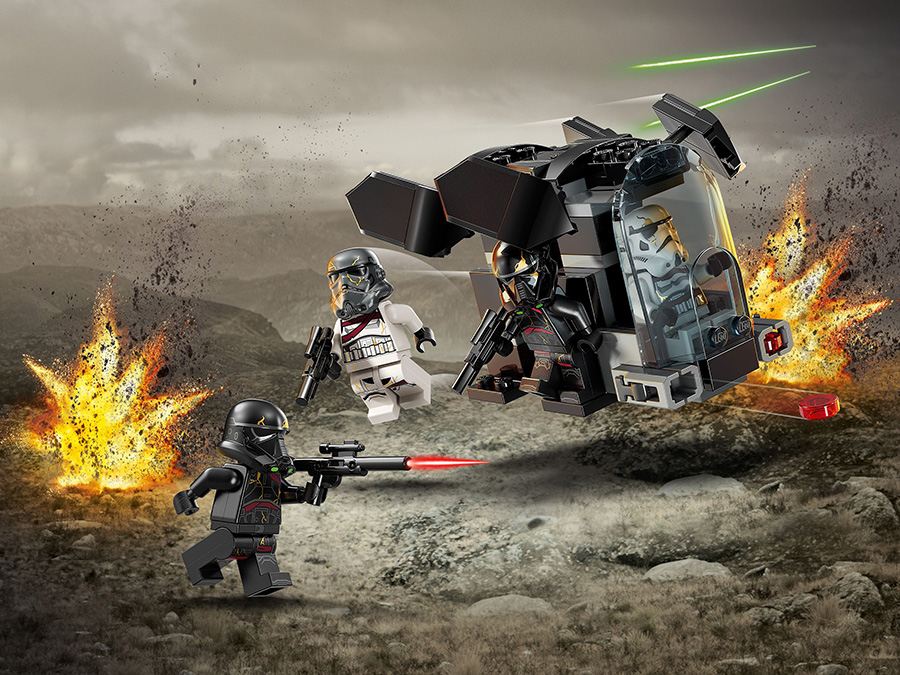 LEGO Star Wars Szturmowiec Śmierci i nocny szturmowiec — zestaw bitewny 75412
