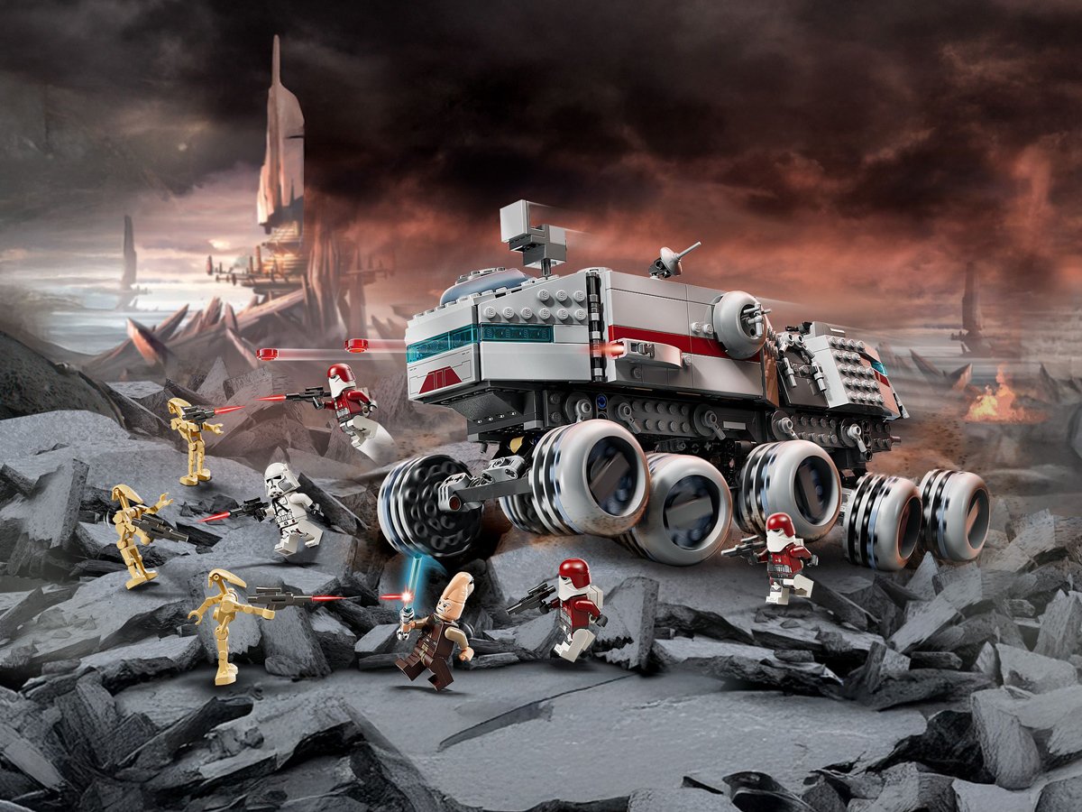 LEGO Gwiezdne Wojny: Wojny klonów Czołg Republiki Juggernaut 75413