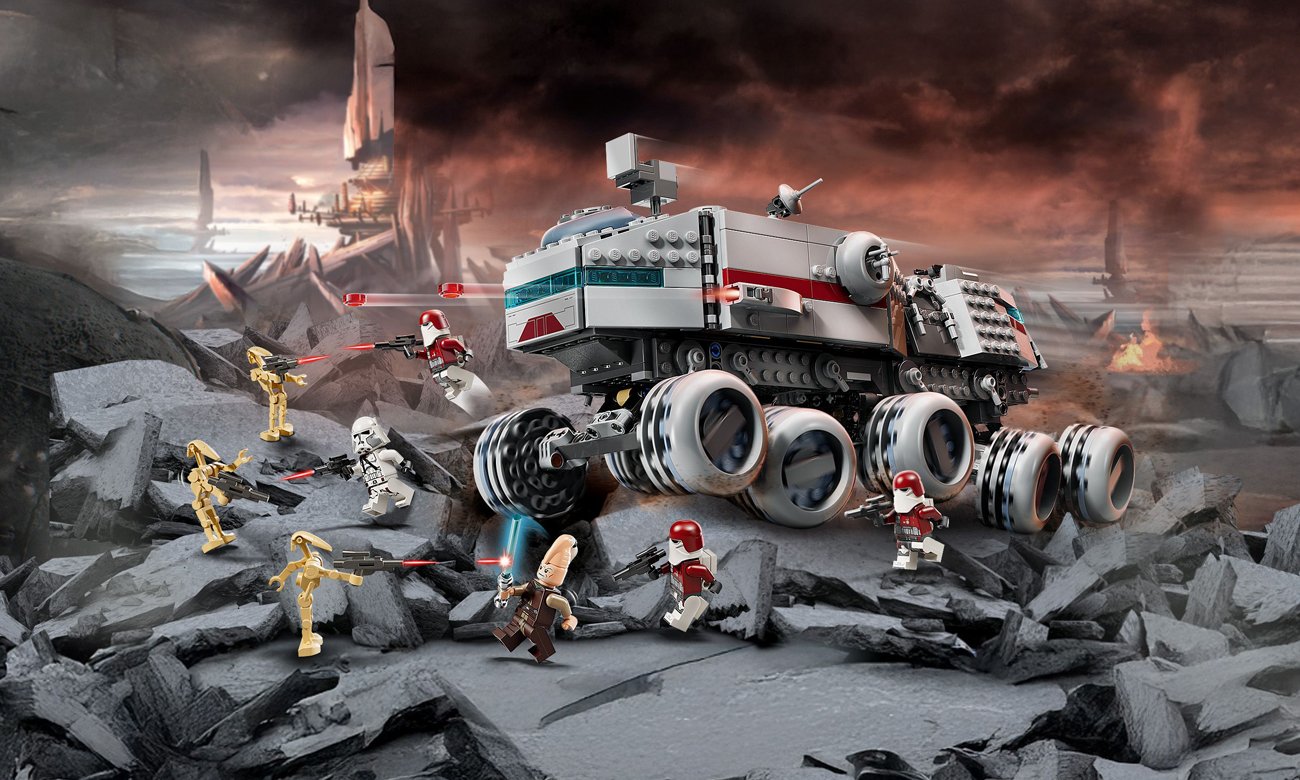 LEGO Gwiezdne Wojny: Wojny klonów Czołg Republiki Juggernaut 75413
