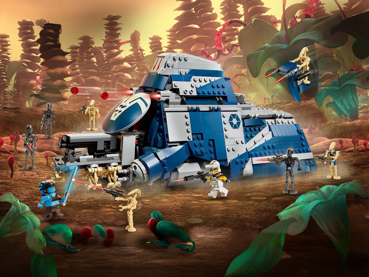 LEGO Gwiezdne Wojny: Wojny klonów Transporter MTT Separatystów z bitwy o Felucję 75435