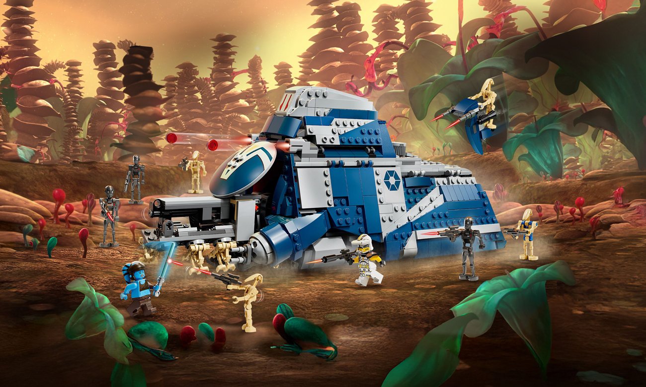 LEGO Gwiezdne Wojny: Wojny klonów Transporter MTT Separatystów z bitwy o Felucję 75435