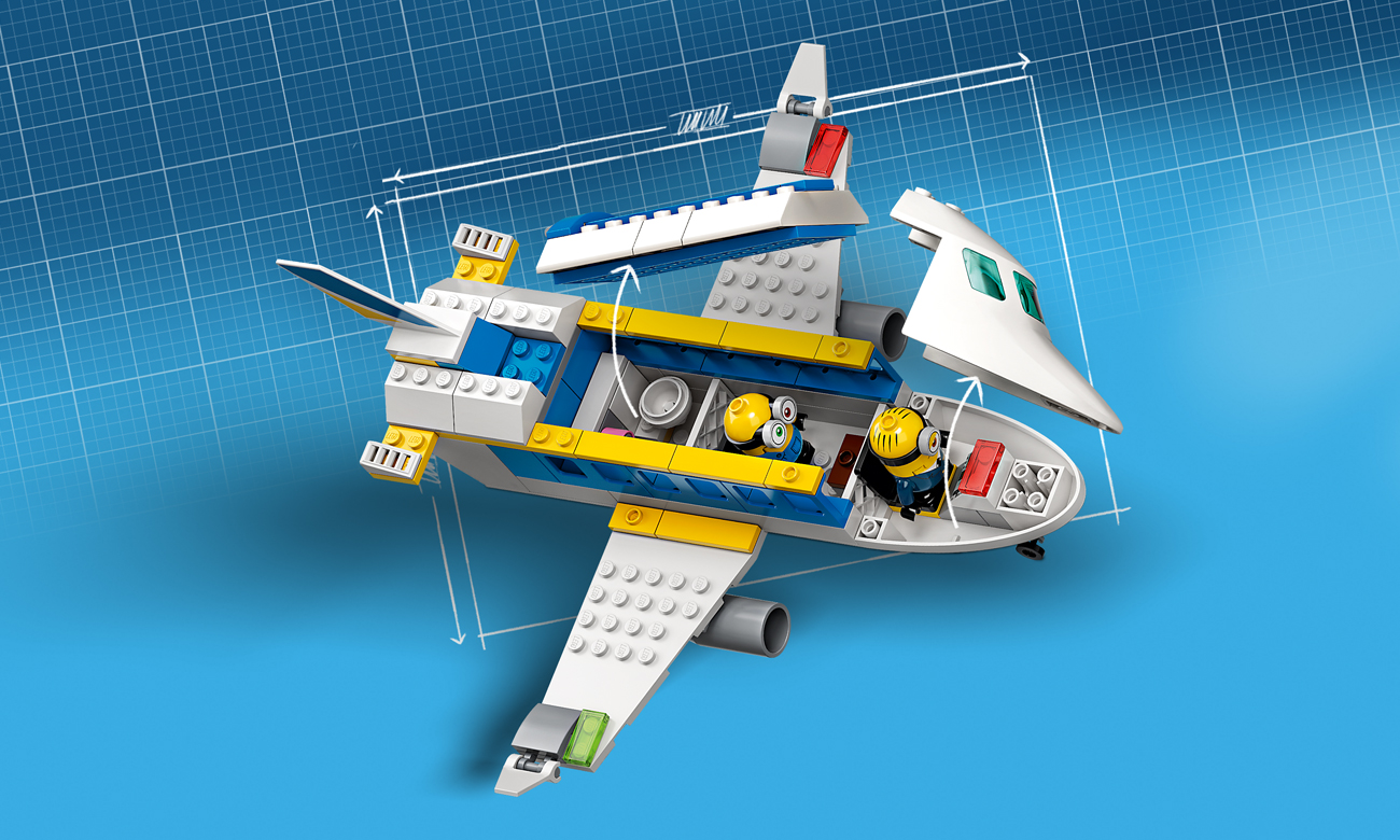 lego minionki samolot