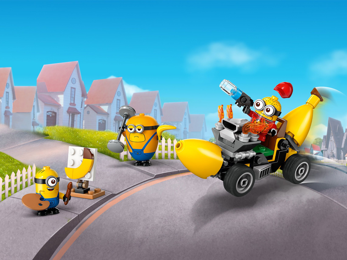 LEGO Minions und Bananenwagen 75580