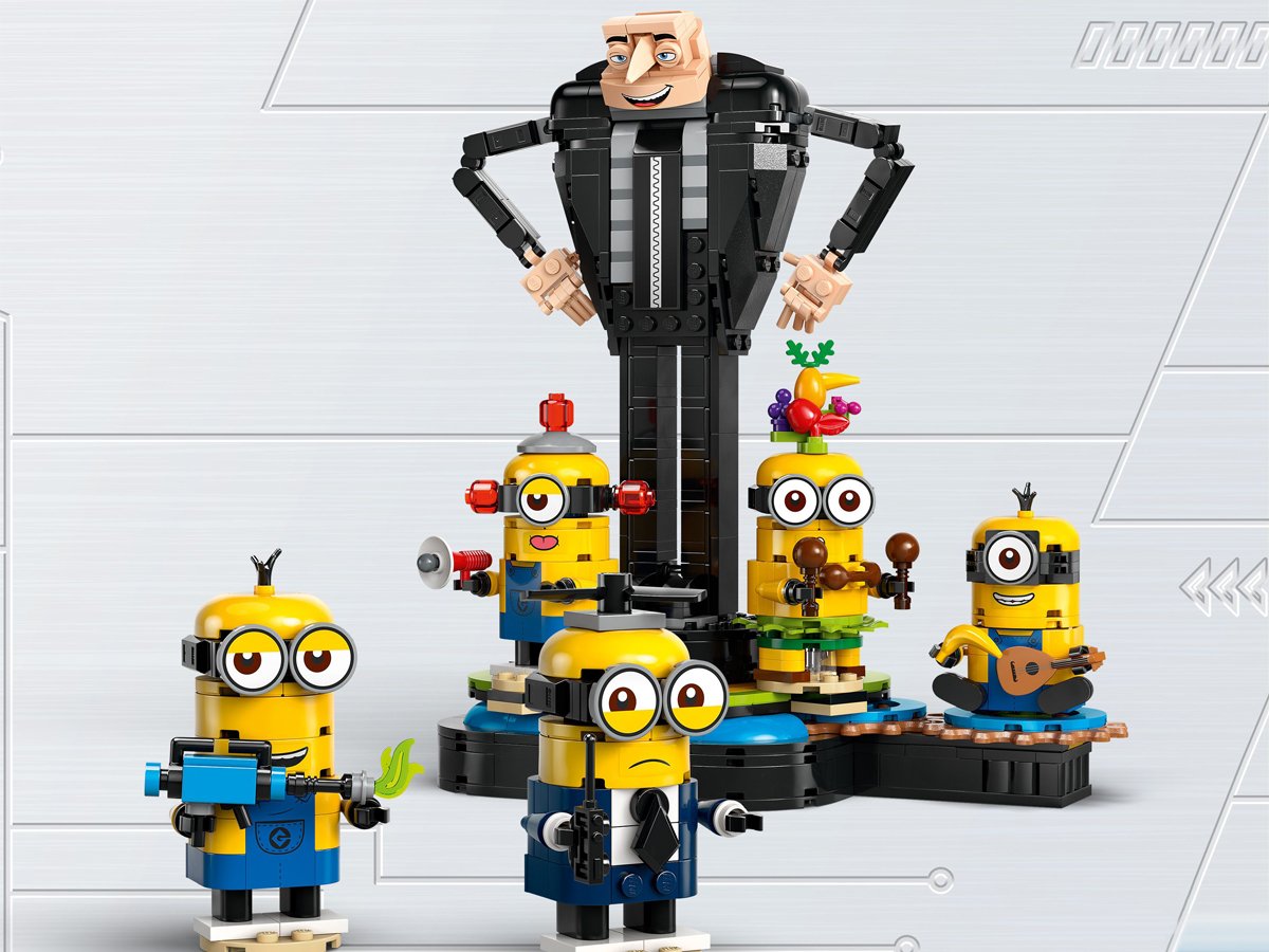 LEGO Gru und die Minions aus LEGO Steinen 75582