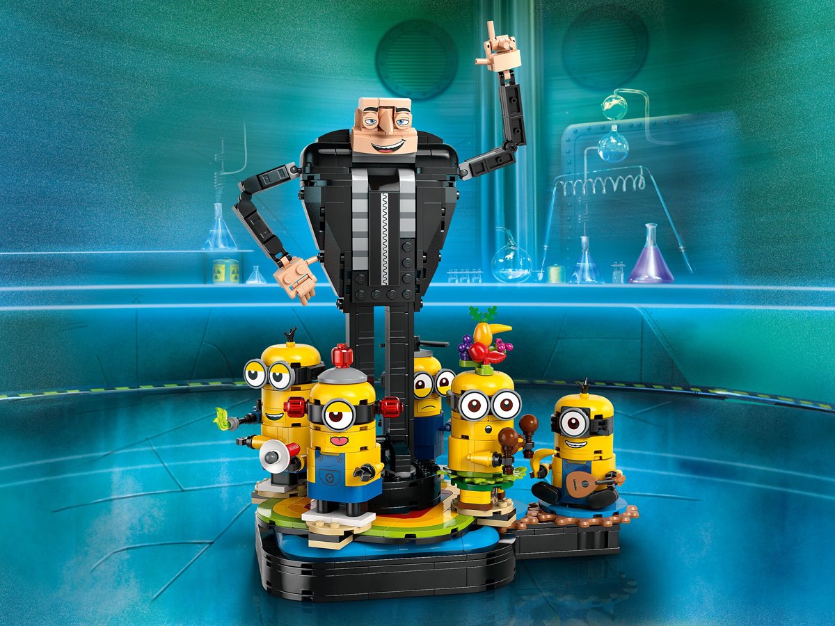 LEGO Gru und die Minions aus LEGO Steinen 75582