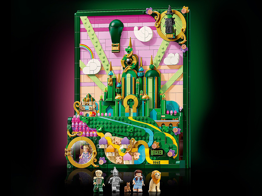 Zestaw LEGO Wicked Obraz Emerald City 75685 - zdjęcie z pudełka