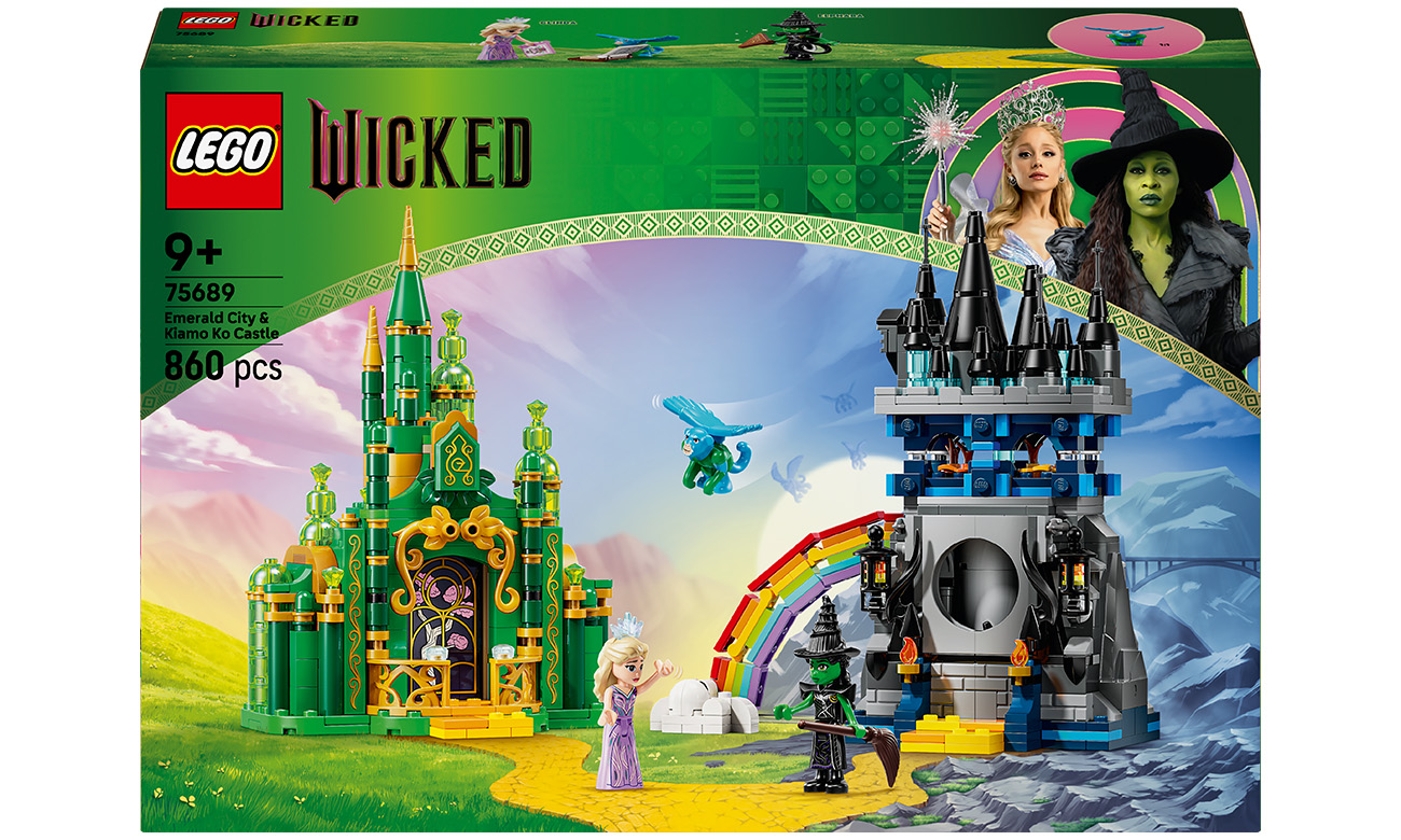 Zestaw LEGO Wicked Emerald City i Kiamo Ko Castle - zdjęcie z pudełka