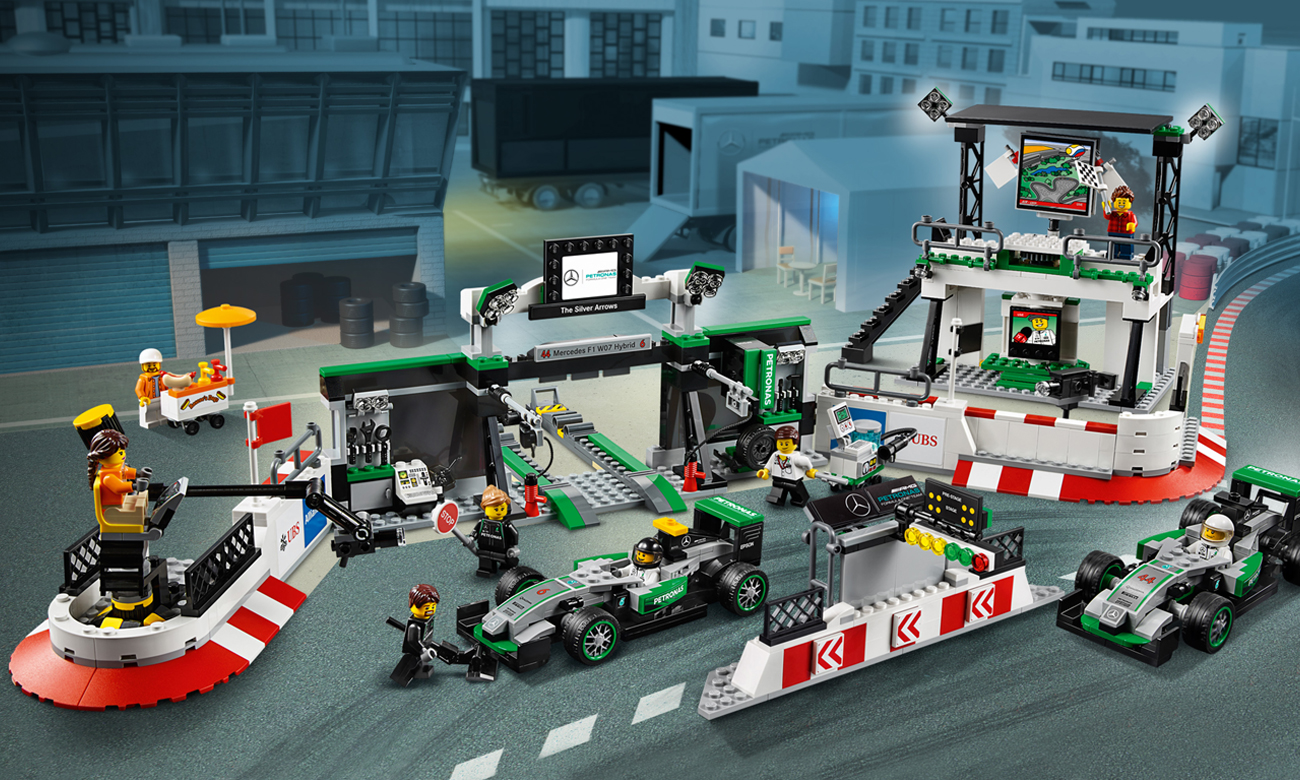 LEGO Speed Champions Zespół F1 MERCEDES AMG PETRONAS