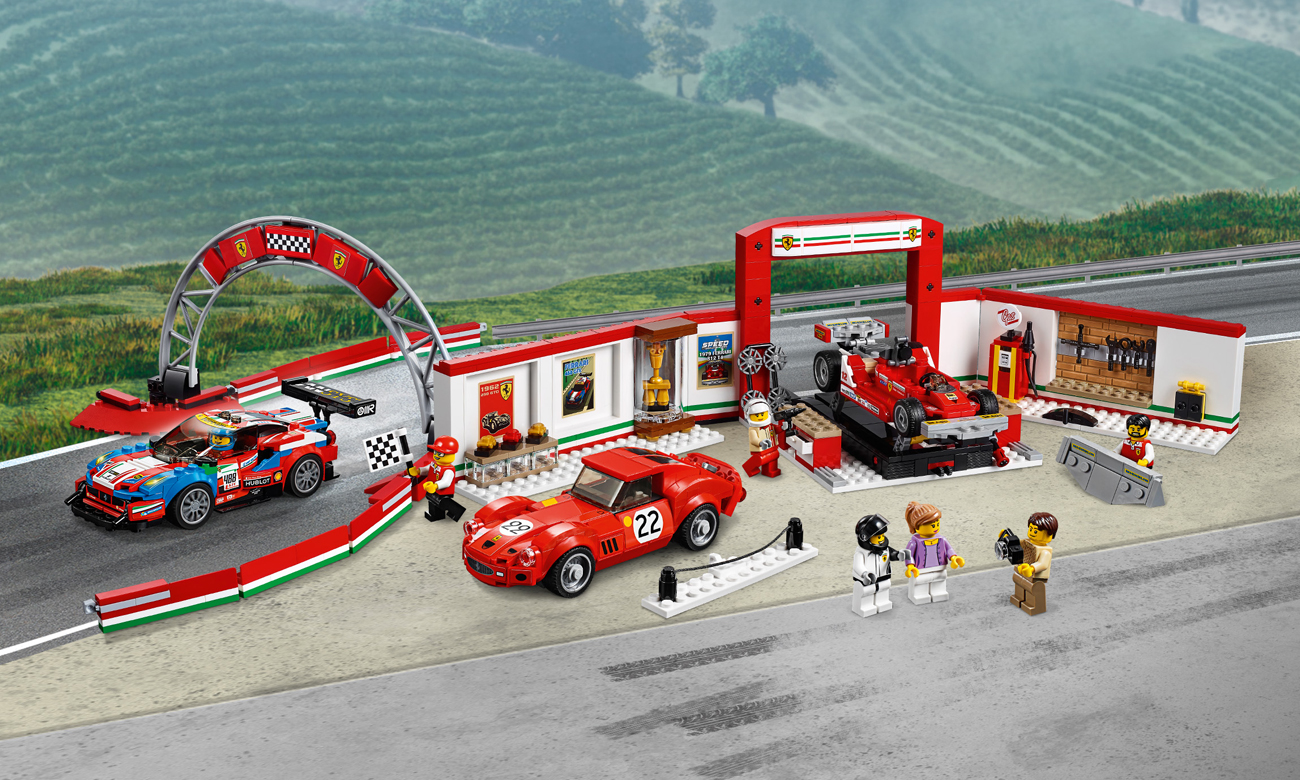 LEGO Speed Champions Rewelacyjny warsztat Ferrari