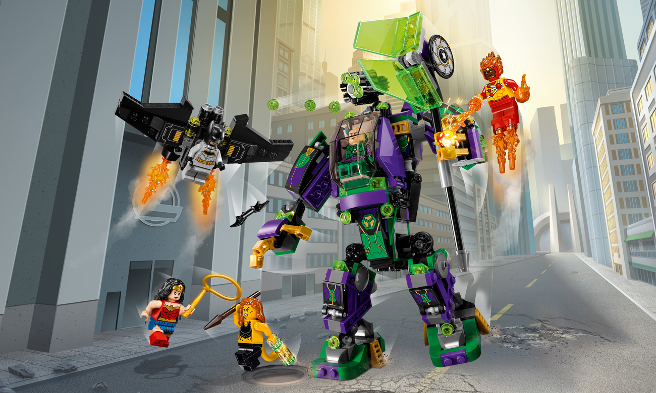 LEGO® DC Comics Super Heroes Starcie z mechem Lexa Luthora