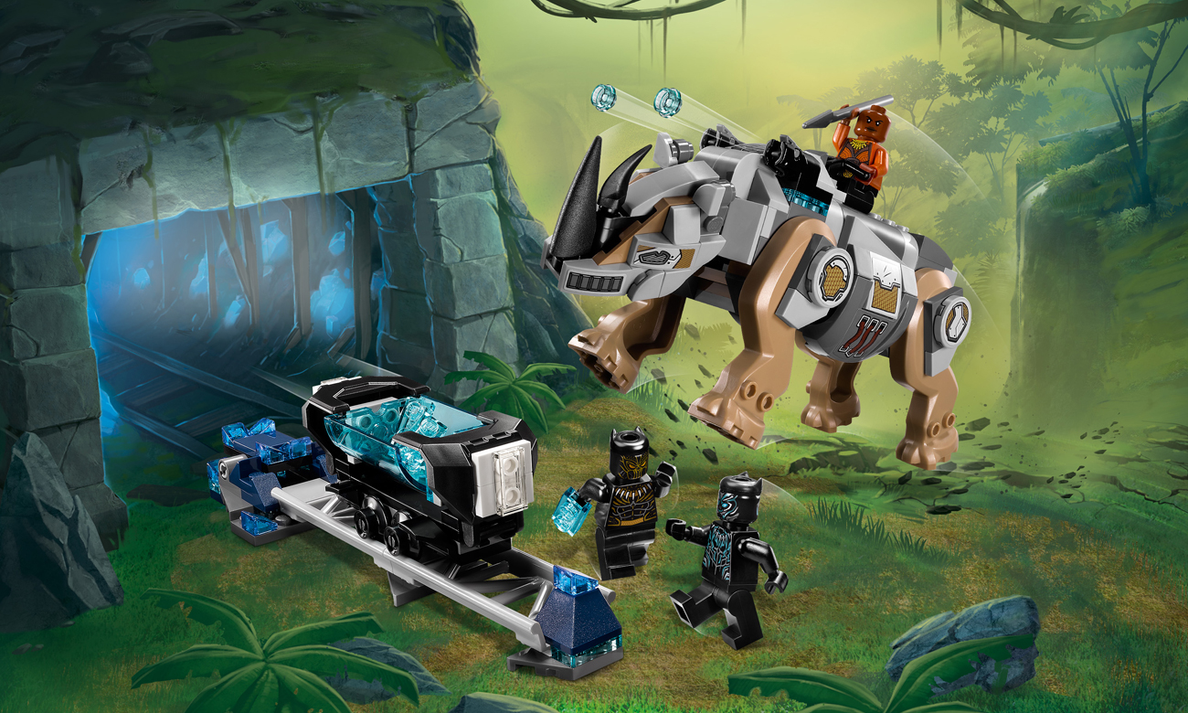 LEGO Marvel Super Heroes Pojedynek z nosorożcem w pobliżu kopalni