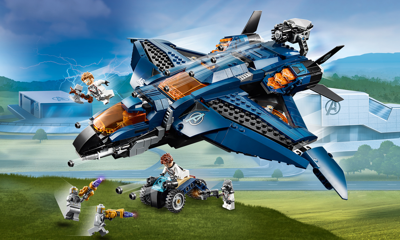 LEGO Marvel Super Heroes Wspaniały Quinjet Avengersów