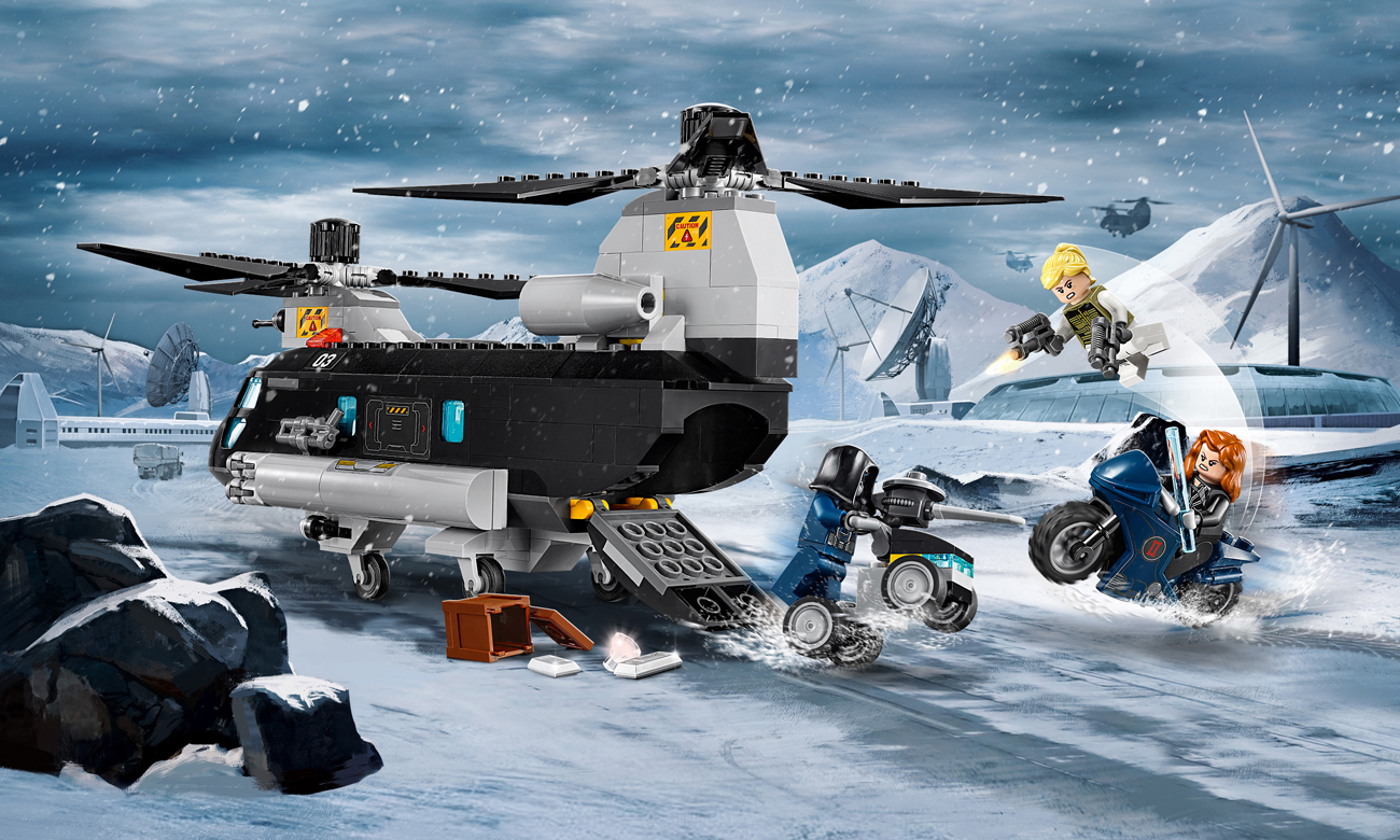 lego marvel czarna wdowa