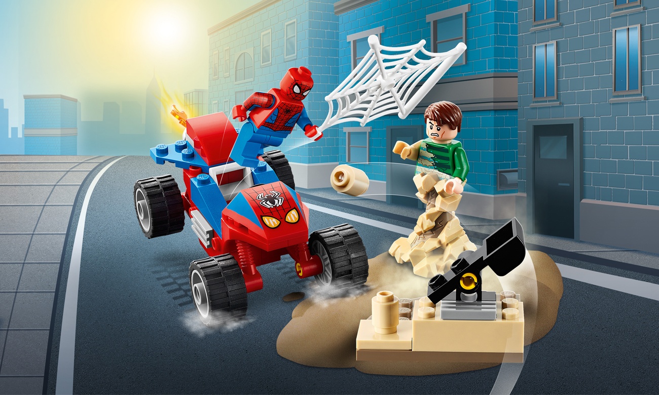 LEGO Marvel Spider-Man Pojedynek Spider-Mana z Sandmanem