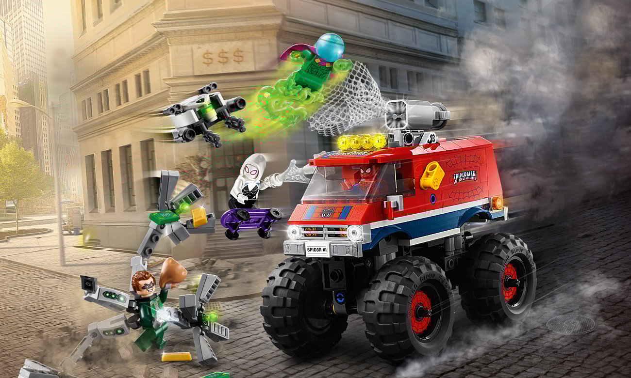 LEGO Marvel Spider-Man Monster truck Spider-Mana kontra Mysterio