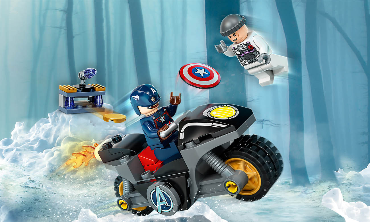 LEGO Marvel Avengers Kapitan Ameryka i pojedynek z Hydrą 76189
