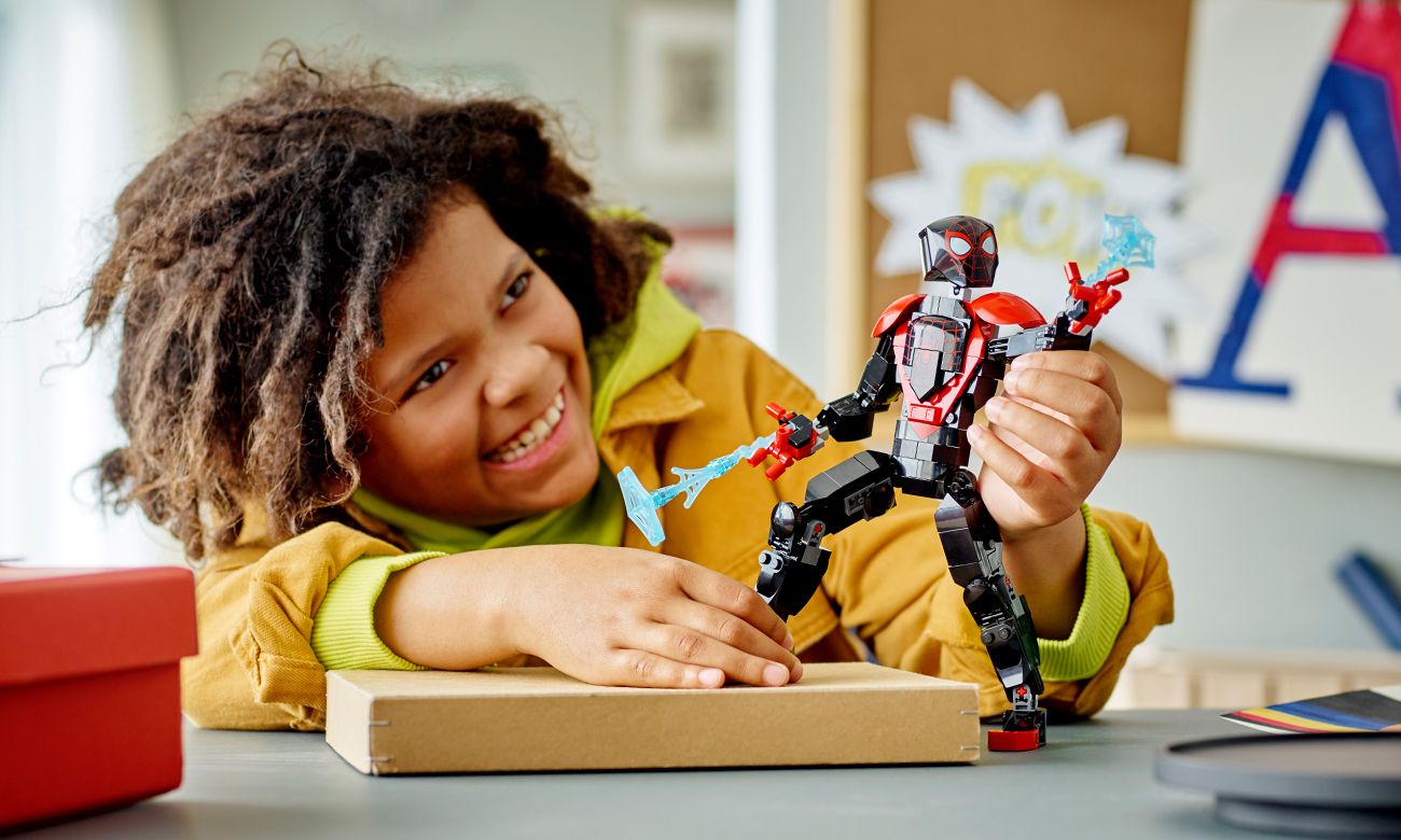 spiderman z klocków lego