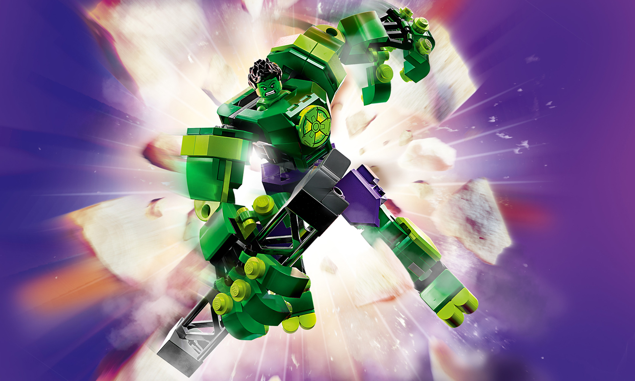 LEGO Marvel Mechaniczna zbroja Hulka
