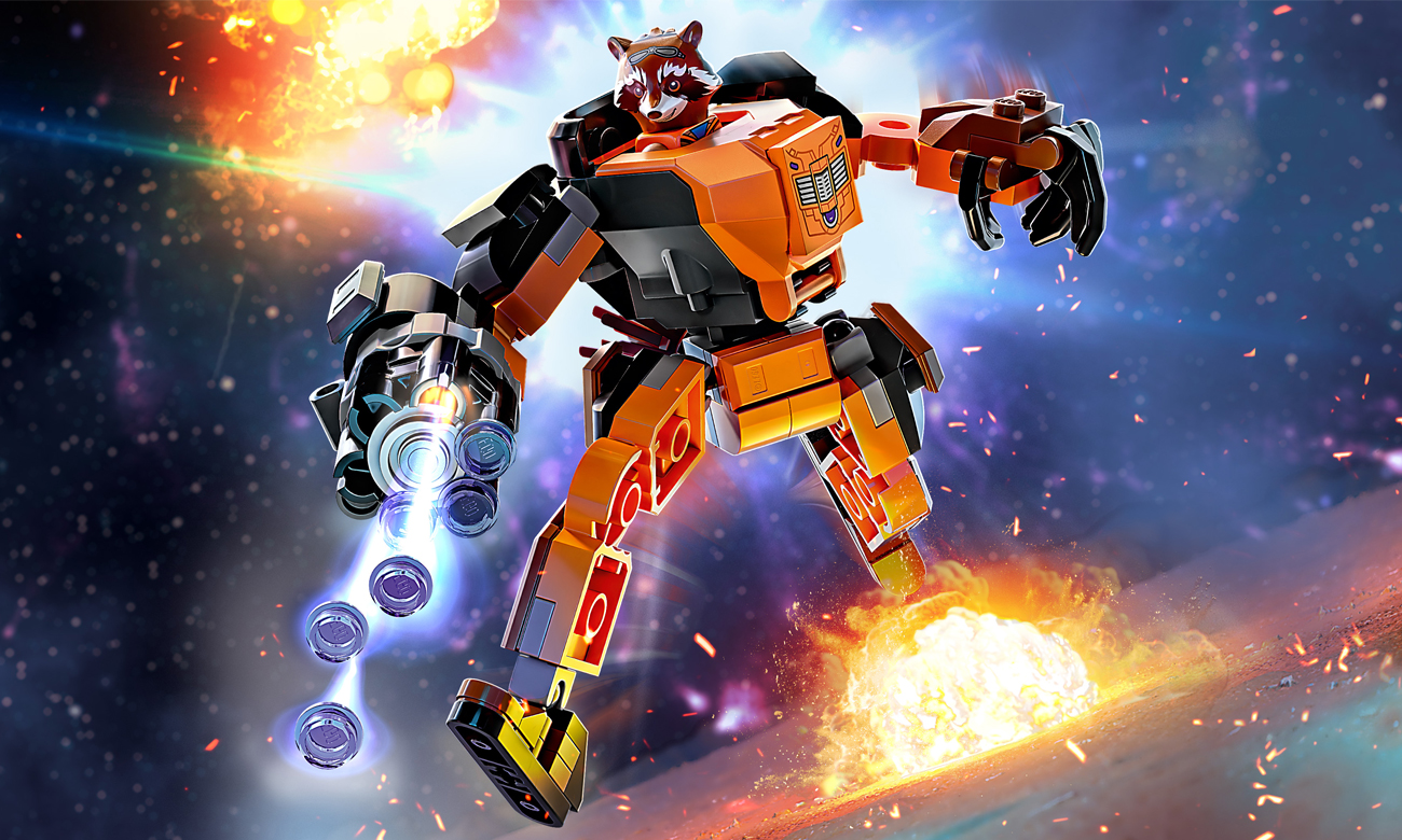 LEGO Marvel Avengers Mechaniczna zbroja Rocketa