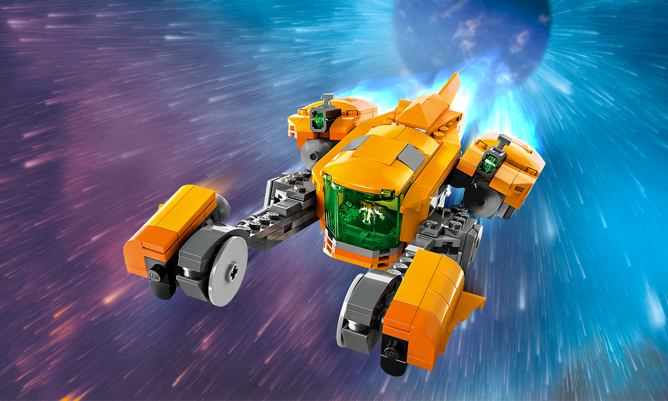 LEGO Marvel Statek kosmiczny małego Rocketa
