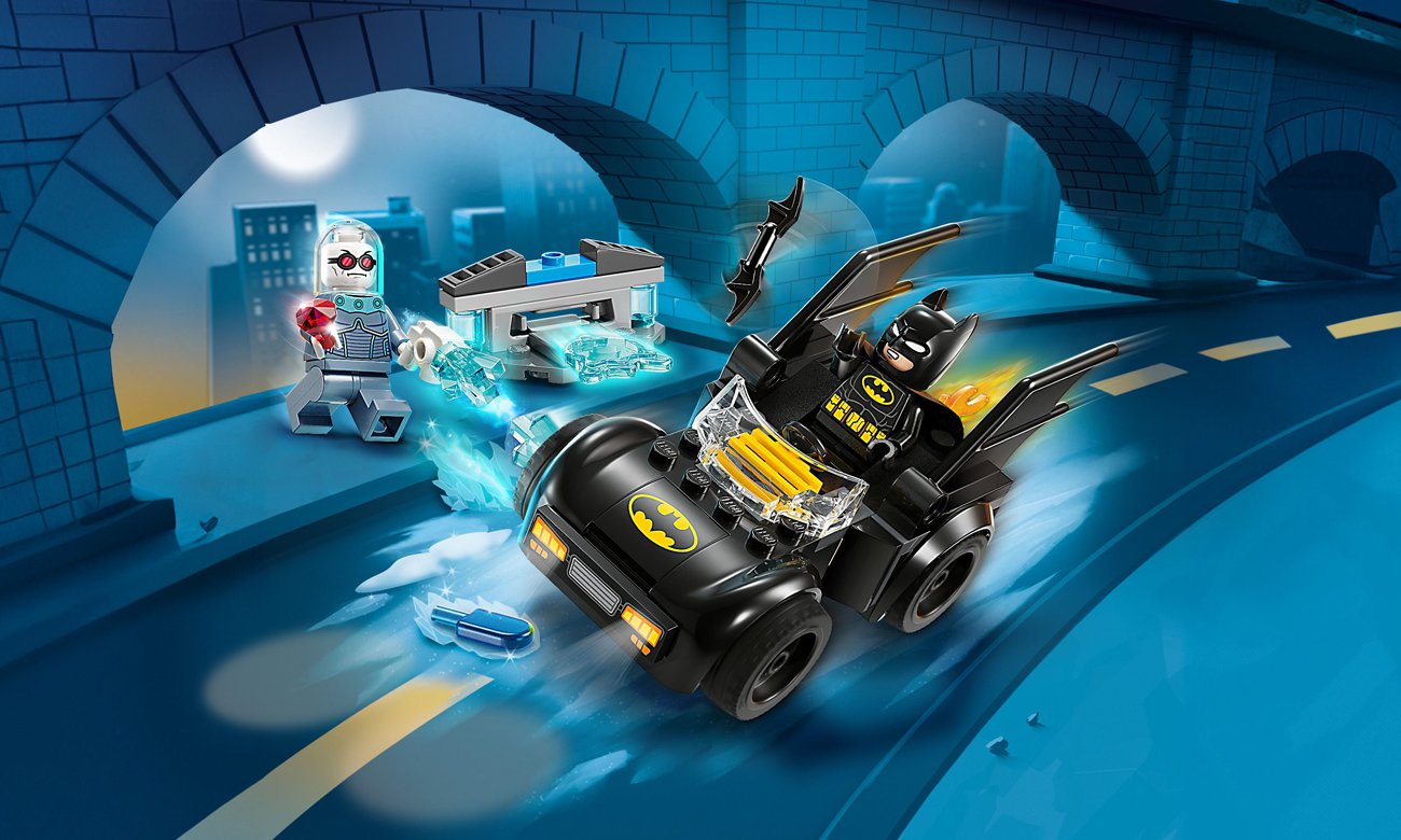 LEGO DC Super Heroes 76301 Batman und Batmobil gegen Mr. Freeze