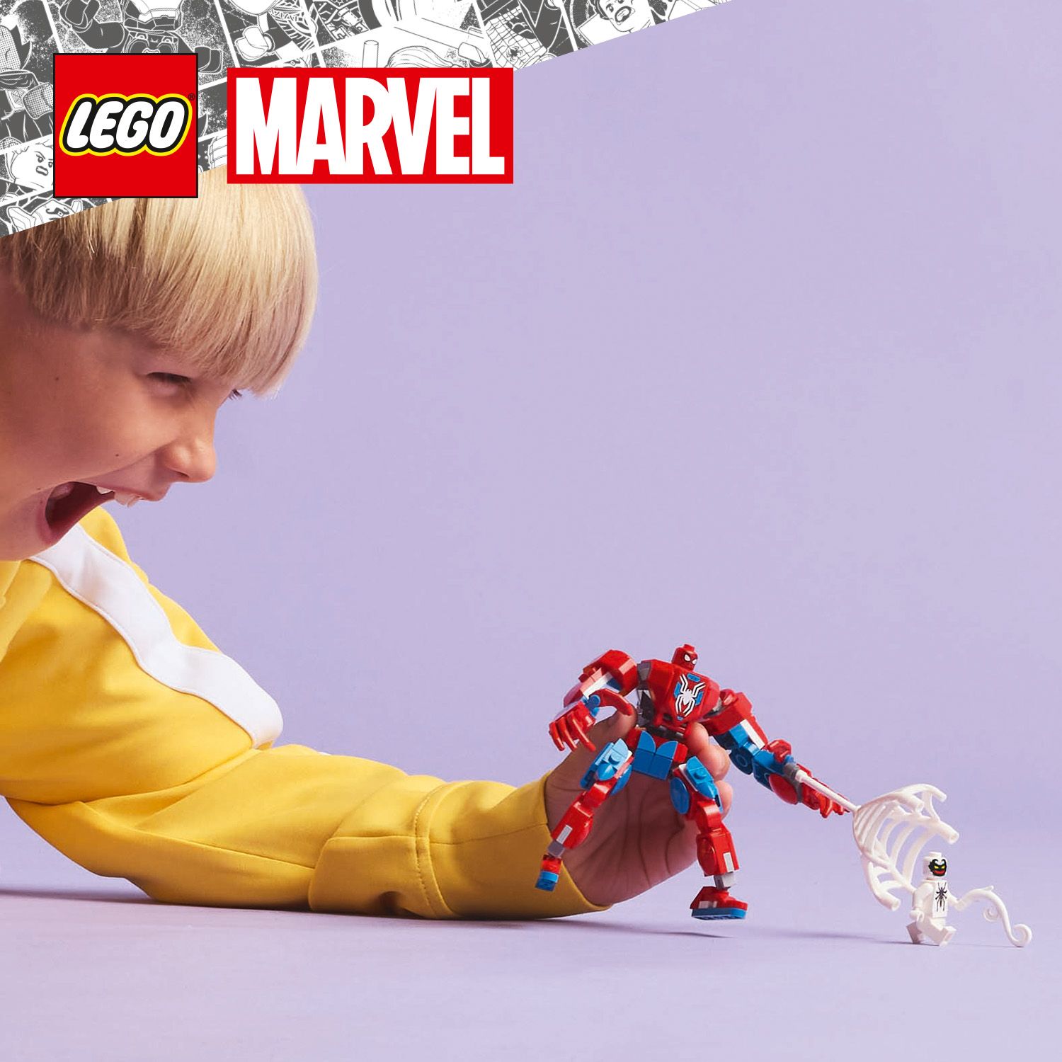 Epickie starcie z mechem Spider-Mana