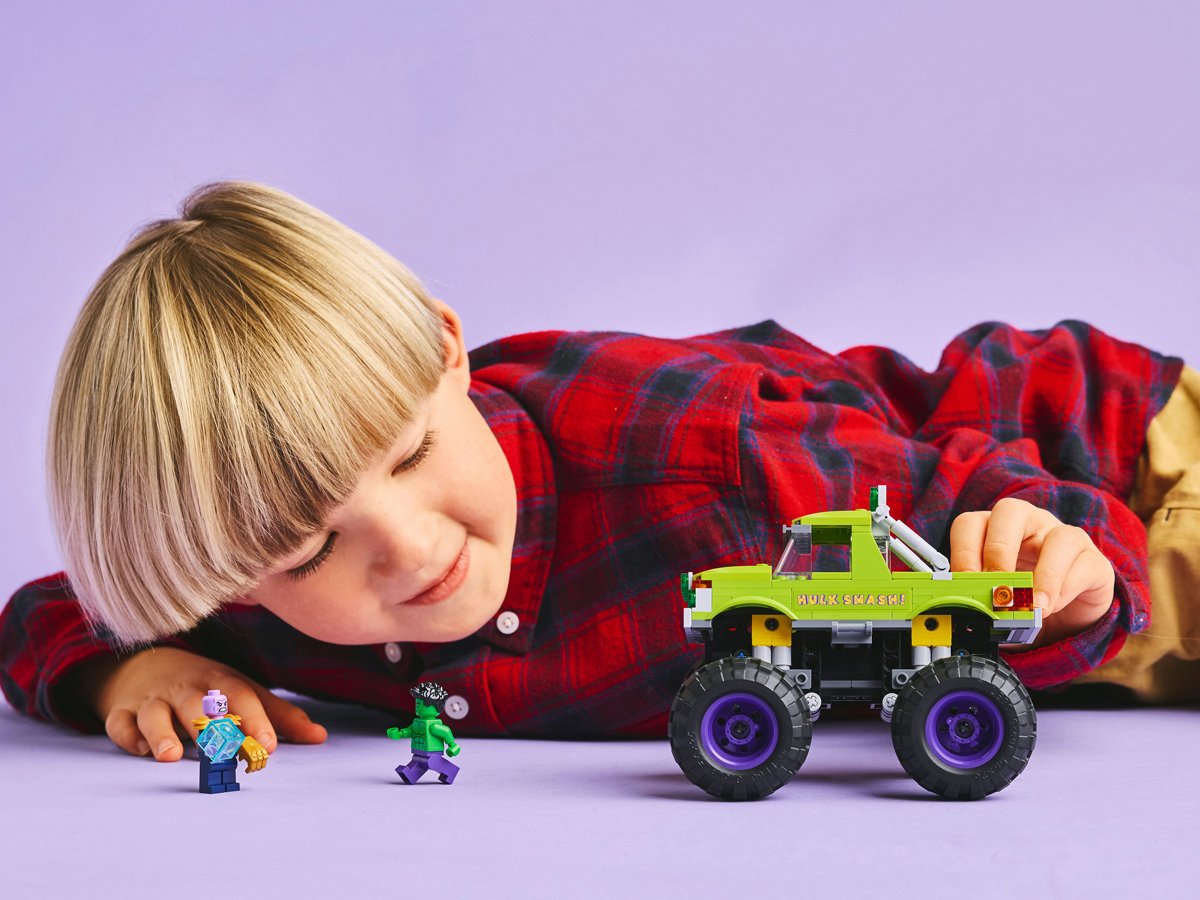 LEGO Marvel 76312 Monster truck Hulka kontra Thanos