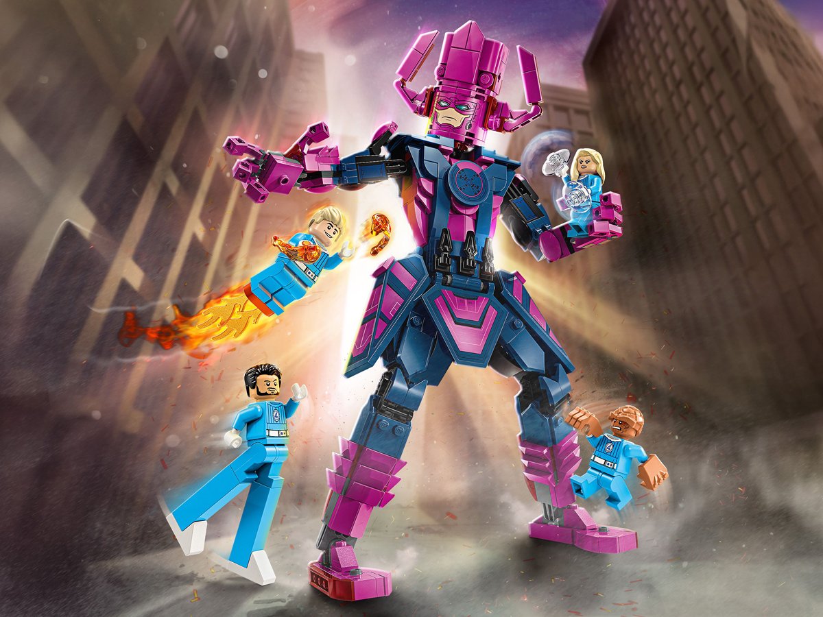 LEGO Marvel 76316 Figurka Fantastycznej Czwórki kontra Galactus 76316