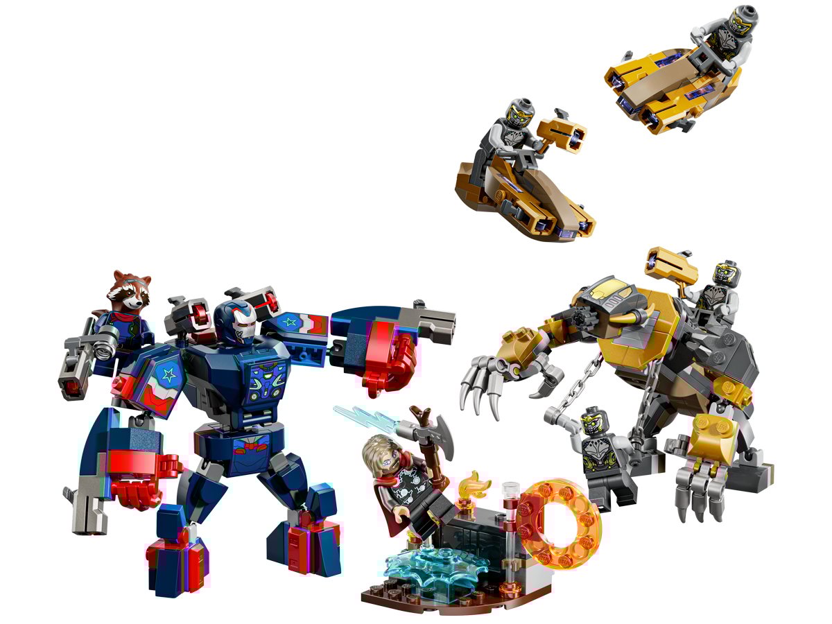LEGO Marvel 76322 Avengers: Koniec gry Thor kontra Chitauri