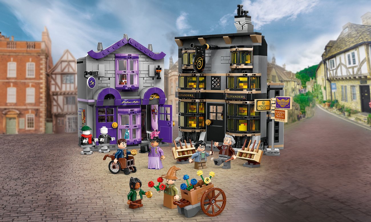 LEGO Harry Potter 76439 Ollivanders und Madam Malkins Läden