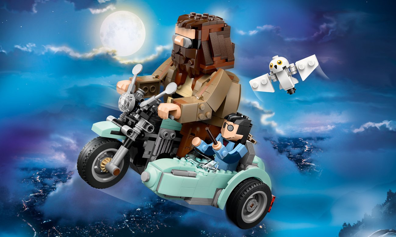 LEGO Harry Potter 76443 Hagrids und Harrys Motorradfahrt