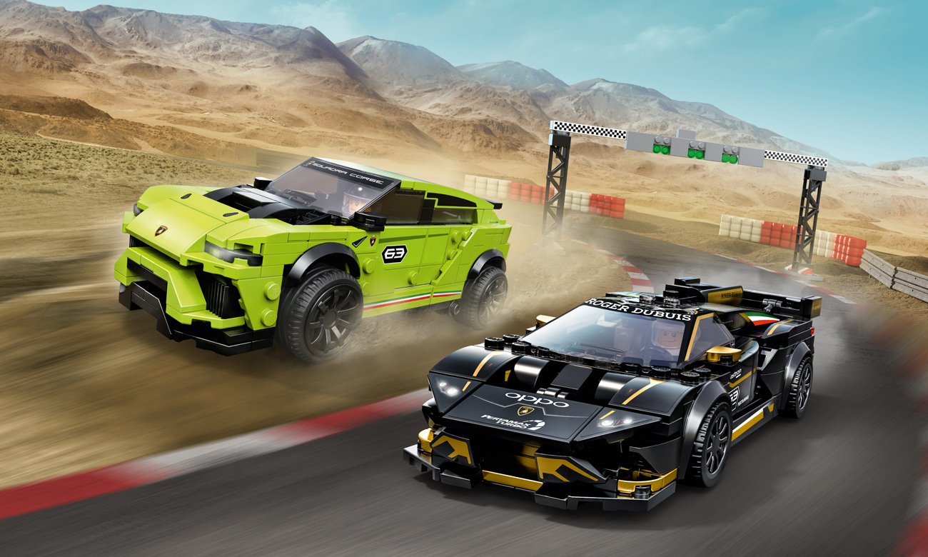 LEGO Speed Champions Lamborghini Urus ST-X i Lamborghini Huracán Super Trofeo EVO
