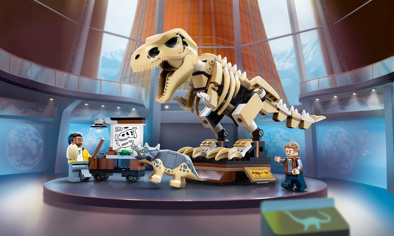 LEGO Jurassic World Wystawa skamieniałości tyranozaura