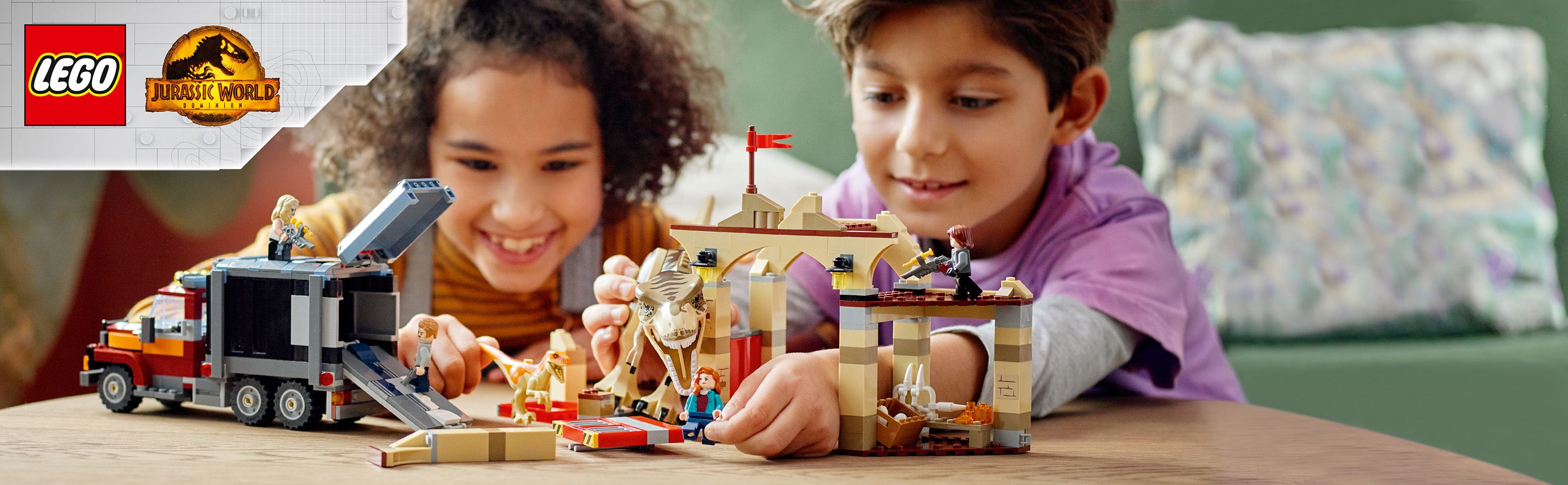 Zestaw z tyranozaurem zachęca do przygód