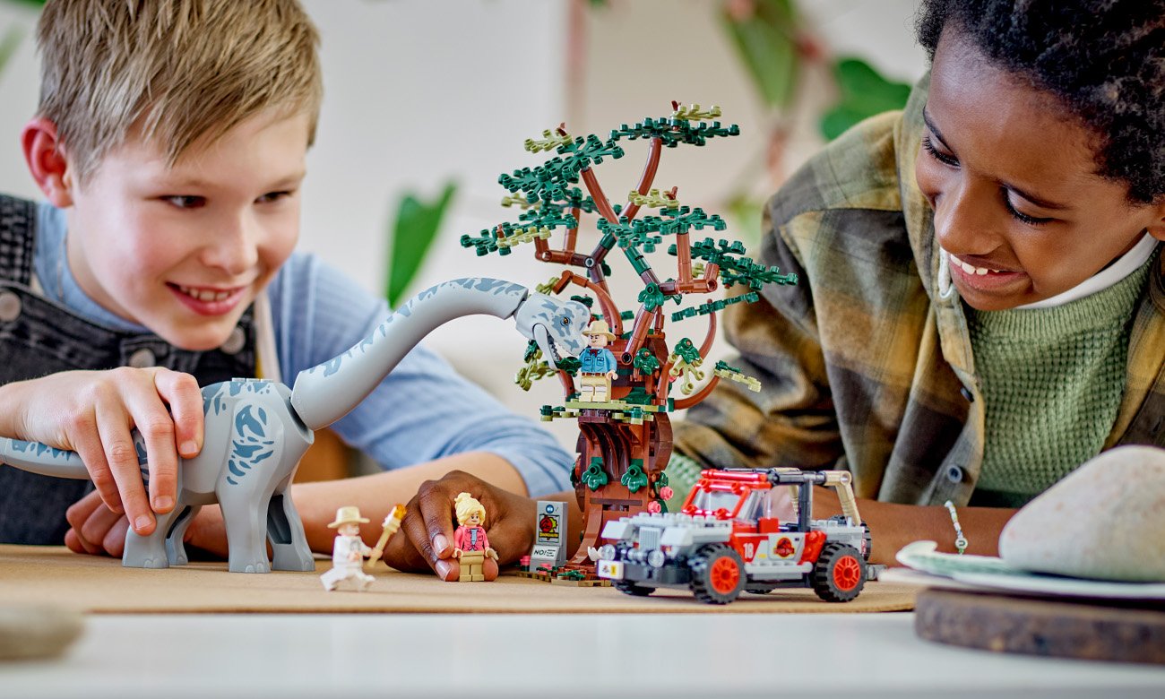 lego zestaw z dinozaurami