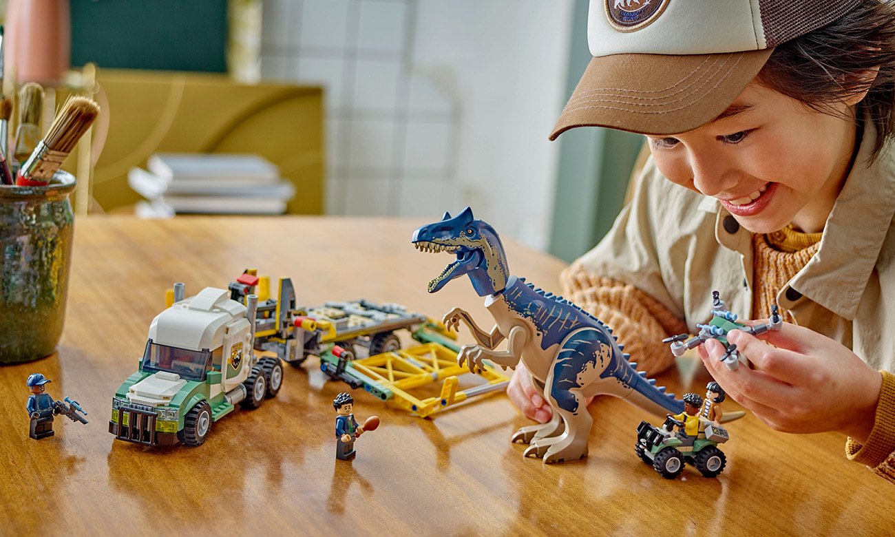 lego zestaw z dinozaurami