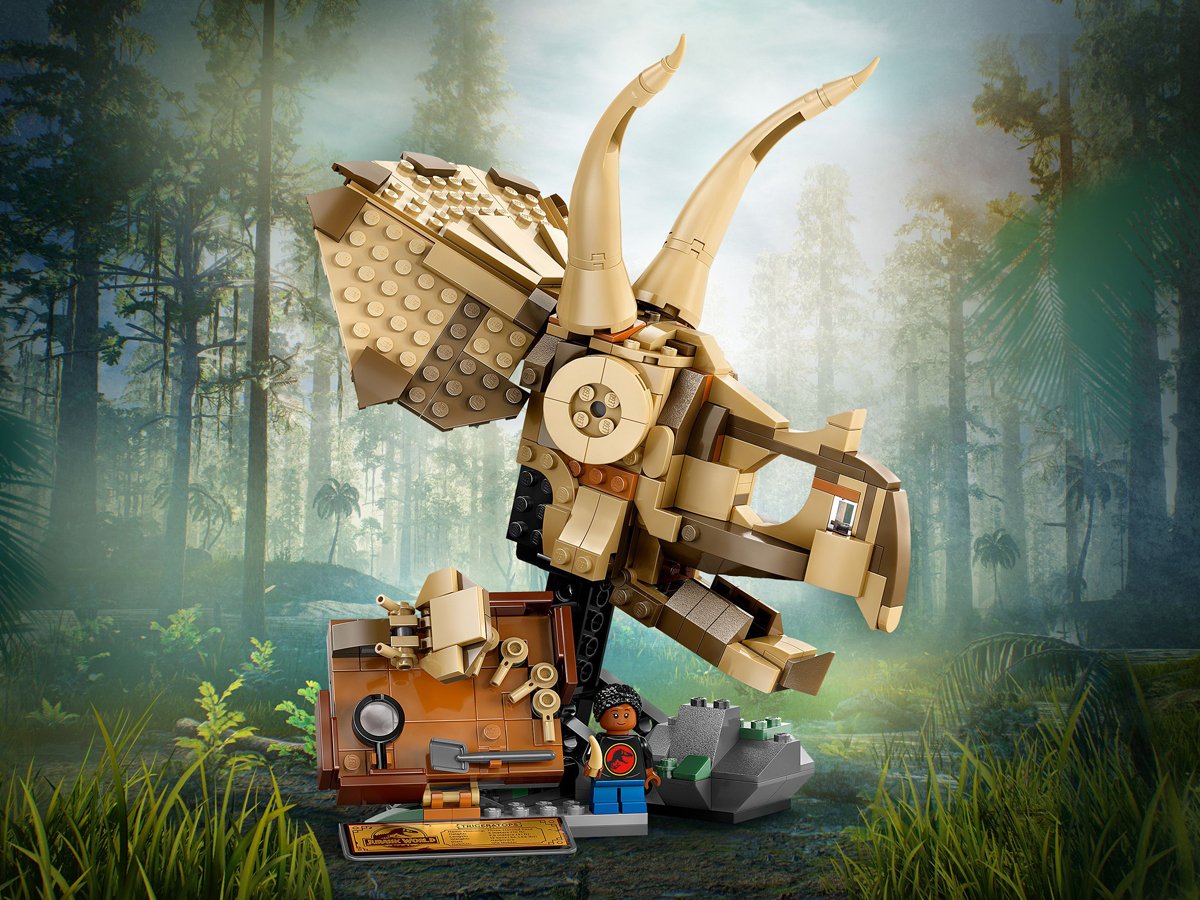 LEGO Jurassic World 76969 Triceratops-Schädel