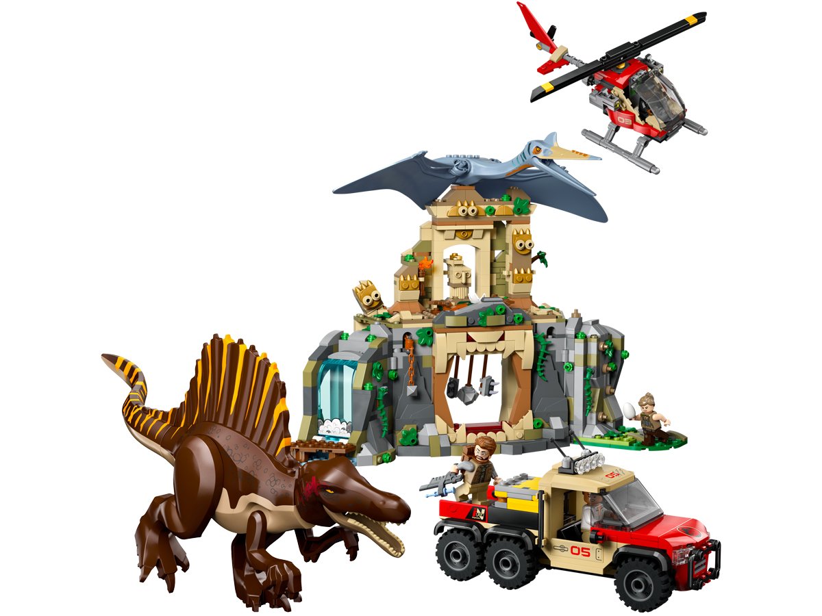 LEGO Jurassic World 76976 Powietrzna misja z kecalkoatlem i spinozaurem