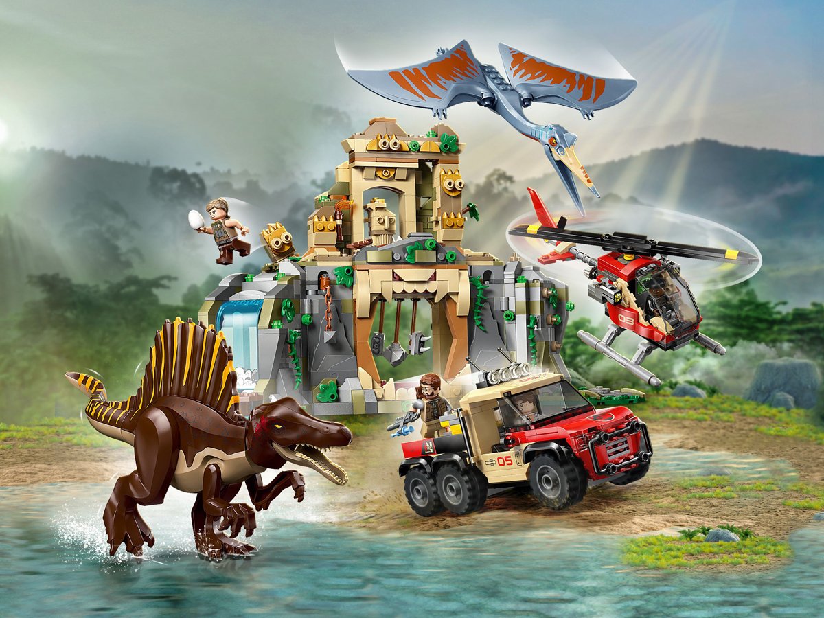 LEGO Jurassic World 76976 Powietrzna misja z kecalkoatlem i spinozaurem
