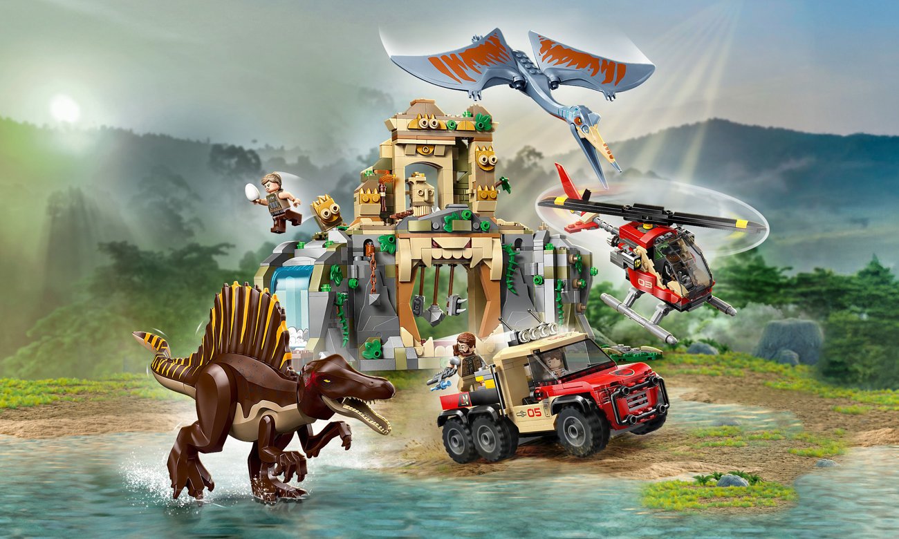 LEGO Jurassic World 76976 Powietrzna misja z kecalkoatlem i spinozaurem