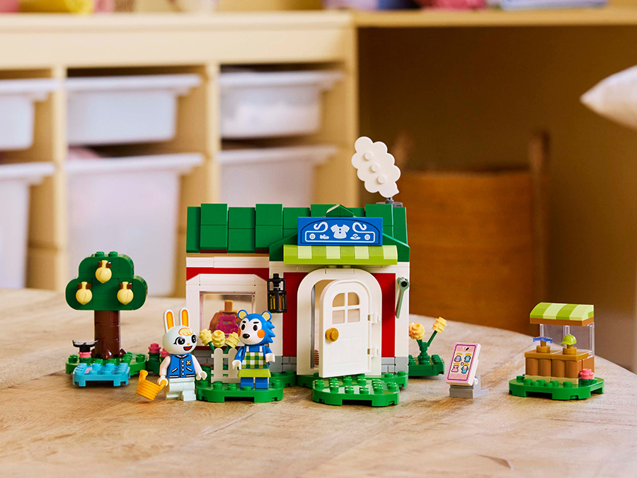 LEGO Animal Crossing Die Schneiderei der Schneiderschwestern 77055