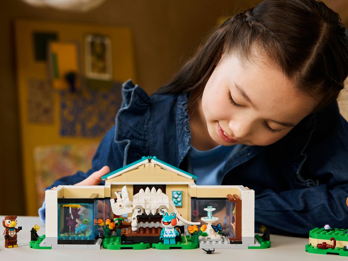 LEGO Animal Crossing 77056 Blathers i kolekcja muzealna