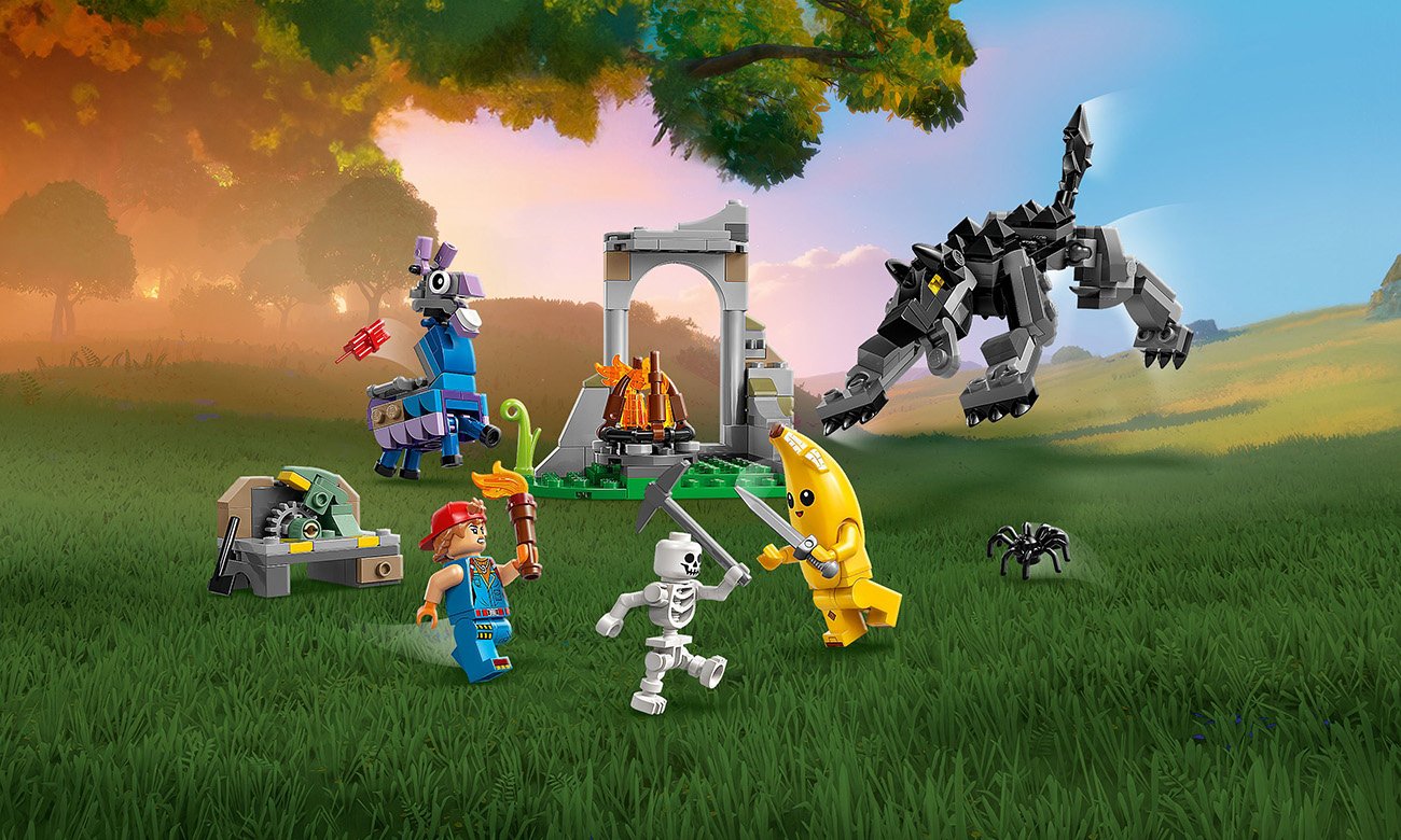LEGO Fortnite 77075 Skórek i Iskra oraz obóz