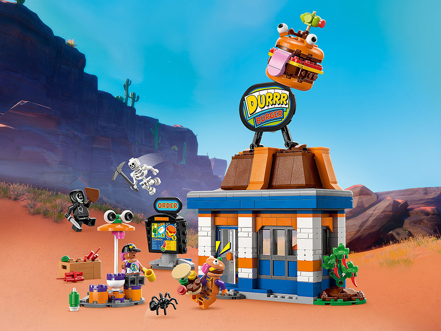 LEGO Fortnite 77075 Skórek i Iskra oraz obóz